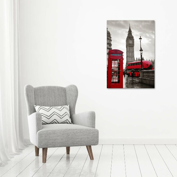 Cuadro de metacrilato vertical Big Ben de Londres