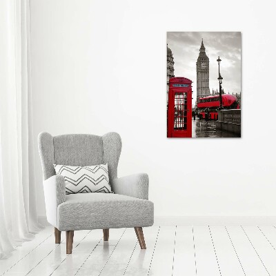 Cuadro de metacrilato vertical Big Ben de Londres