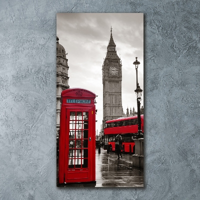Cuadro de metacrilato vertical Big Ben de Londres