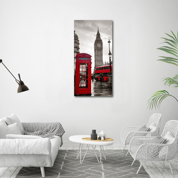 Cuadro de metacrilato vertical Big Ben de Londres