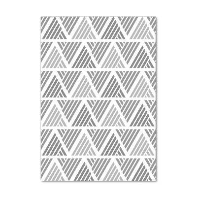 Cuadro de metacrilato moderno efecto cristal vertical Fondo geométrico