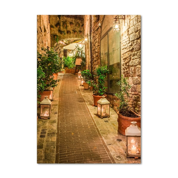 Cuadro de metacrilato moderno efecto cristal vertical Umbría, Italia