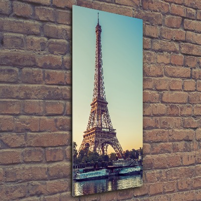Impresión en metacrilato de alta calidad vertical Torre Eiffel de París