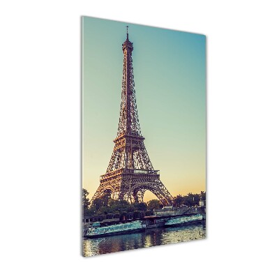 Impresión en metacrilato de alta calidad vertical Torre Eiffel de París