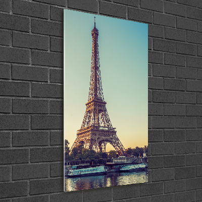 Impresión en metacrilato de alta calidad vertical Torre Eiffel de París