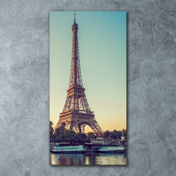 Impresión en metacrilato de alta calidad vertical Torre Eiffel de París