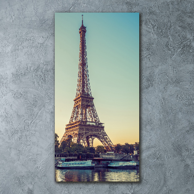 Impresión en metacrilato de alta calidad vertical Torre Eiffel de París