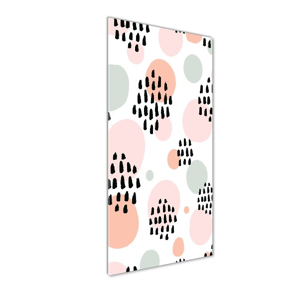 Cuadro decorativo en acrílico brillante vertical Fondo abstracto