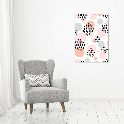 Cuadro decorativo en acrílico brillante vertical Fondo abstracto