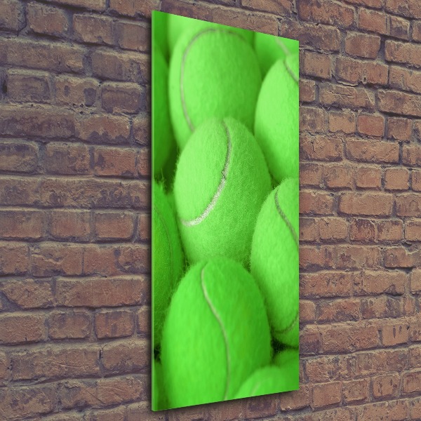 Impresión en metacrilato de alta calidad vertical pelotas de tenis