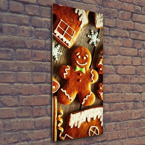 Impresión en metacrilato de alta calidad vertical Galletas de jengibre