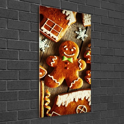 Impresión en metacrilato de alta calidad vertical Galletas de jengibre