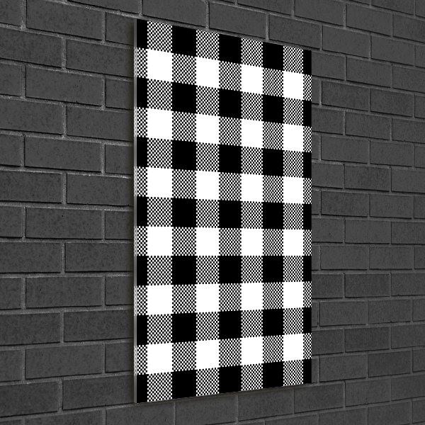 Cuadro decorativo en acrílico brillante vertical Cuadros blancos y negros