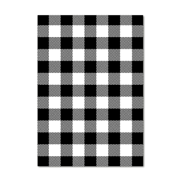 Cuadro decorativo en acrílico brillante vertical Cuadros blancos y negros