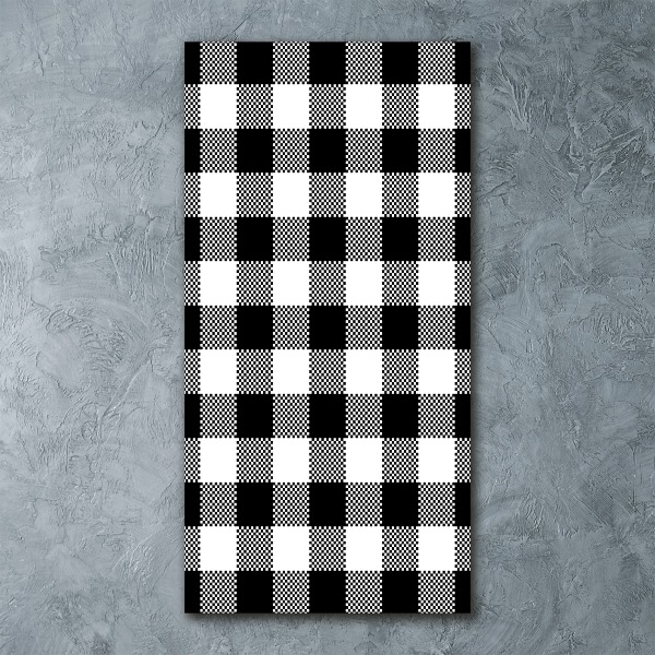 Cuadro decorativo en acrílico brillante vertical Cuadros blancos y negros