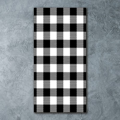 Cuadro decorativo en acrílico brillante vertical Cuadros blancos y negros