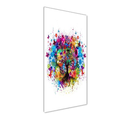 Obraz zdjęcie akryl pionowy Abstrakcyjne drzewo