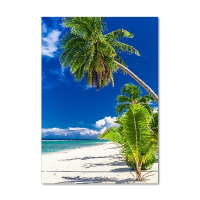 Foto obraz szkło akryl pionowy Tropikalna plaża