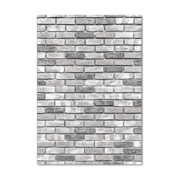 Cuadro de metacrilato vertical pared de ladrillos