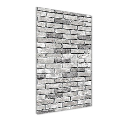 Cuadro de metacrilato vertical pared de ladrillos