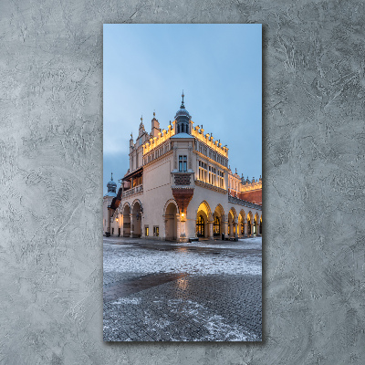 Cuadro decorativo en acrílico brillante vertical Cracovia, Polonia