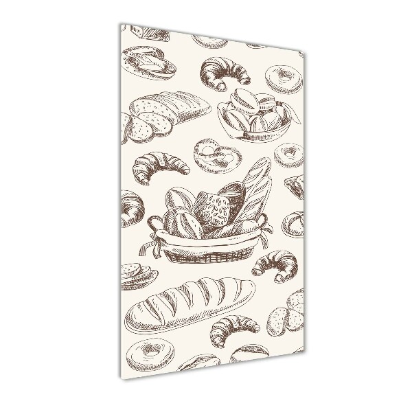 Cuadro de metacrilato moderno efecto cristal vertical Pan