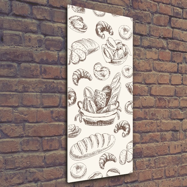 Cuadro de metacrilato moderno efecto cristal vertical Pan