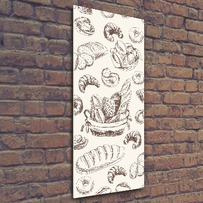 Cuadro de metacrilato moderno efecto cristal vertical Pan