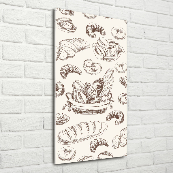 Cuadro de metacrilato moderno efecto cristal vertical Pan