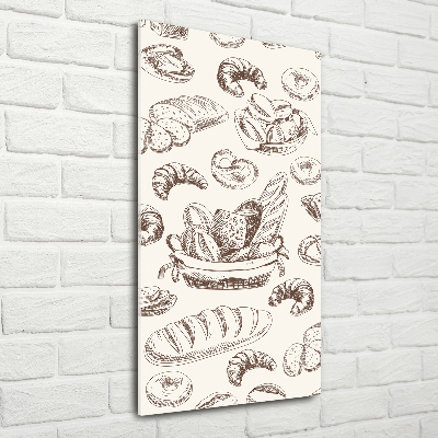 Cuadro de metacrilato moderno efecto cristal vertical Pan