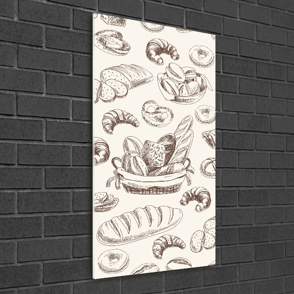 Cuadro de metacrilato moderno efecto cristal vertical Pan