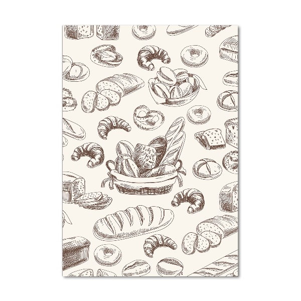 Cuadro de metacrilato moderno efecto cristal vertical Pan