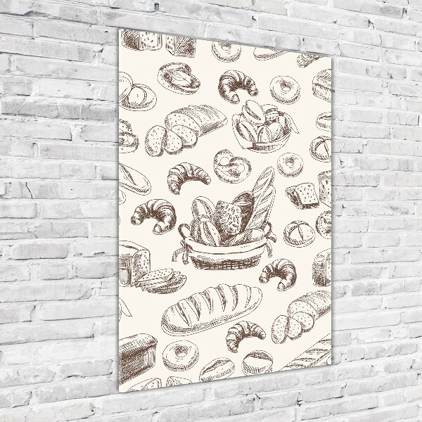 Cuadro de metacrilato moderno efecto cristal vertical Pan