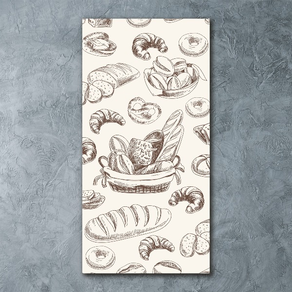 Cuadro de metacrilato moderno efecto cristal vertical Pan