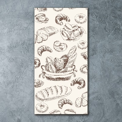 Cuadro de metacrilato moderno efecto cristal vertical Pan