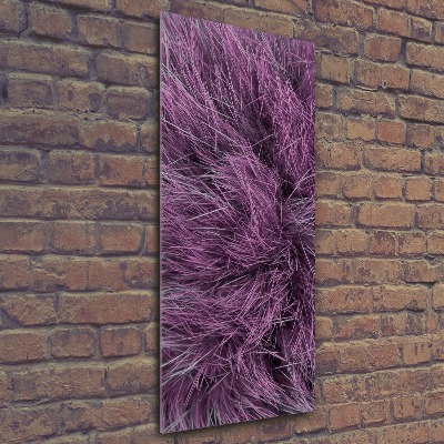 Impresión en metacrilato de alta calidad vertical Pelaje rosa