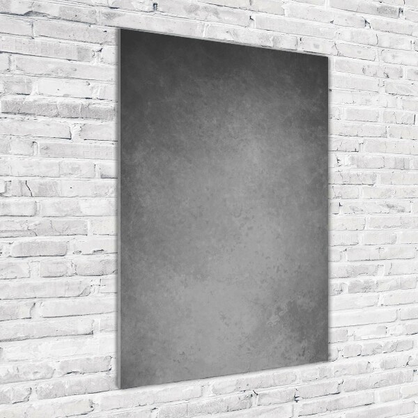 Cuadro de metacrilato moderno efecto cristal vertical Fondo de hormigón