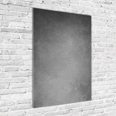 Cuadro de metacrilato moderno efecto cristal vertical Fondo de hormigón