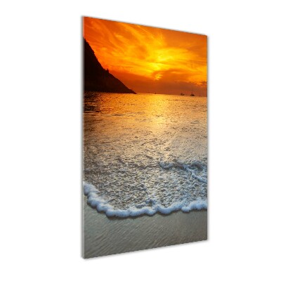 Cuadro de metacrilato vertical Atardecer