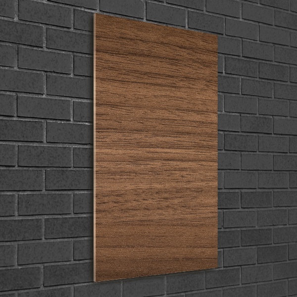 Impresión en metacrilato de alta calidad vertical Fondo de madera