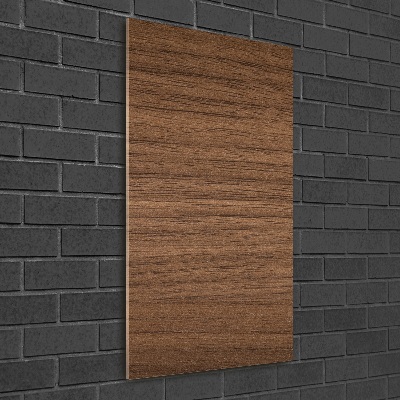 Impresión en metacrilato de alta calidad vertical Fondo de madera