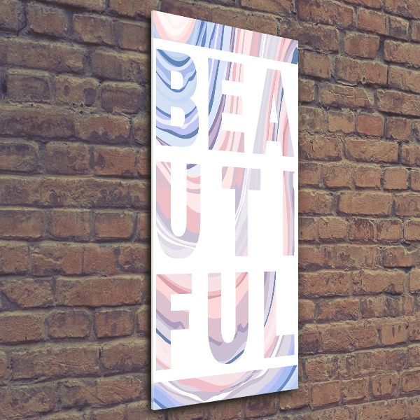 Impresión en metacrilato de alta calidad vertical Hermoso