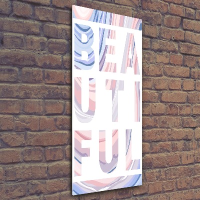 Impresión en metacrilato de alta calidad vertical Hermoso