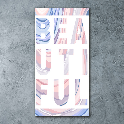 Impresión en metacrilato de alta calidad vertical Hermoso