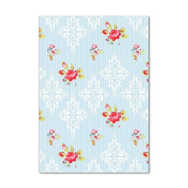 Cuadro de metacrilato vertical Rosas