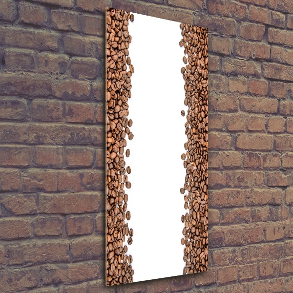 Impresión en metacrilato de alta calidad vertical Granos de café