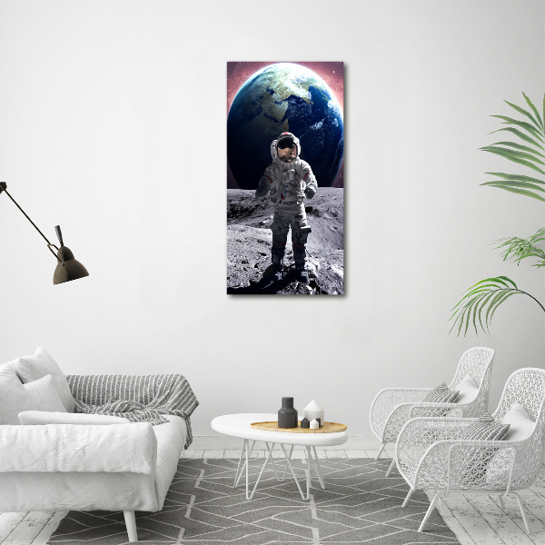 Foto obraz szkło akryl pionowy Astronauta