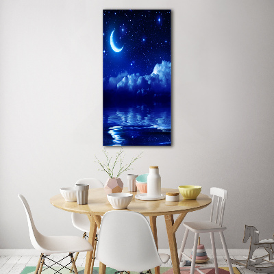 Cuadro de metacrilato vertical El cielo de noche