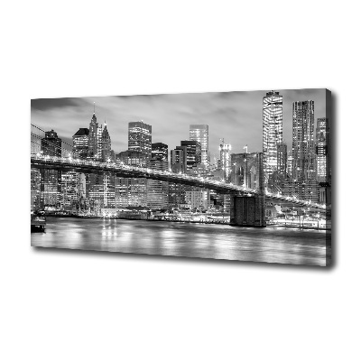 Cuadro canvas moderno de gran formato horizontal Manhattan Nueva York