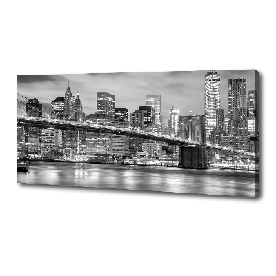 Cuadro canvas moderno de gran formato horizontal Manhattan Nueva York